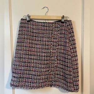 Ann Taylor tweed midi skirt (size 6)